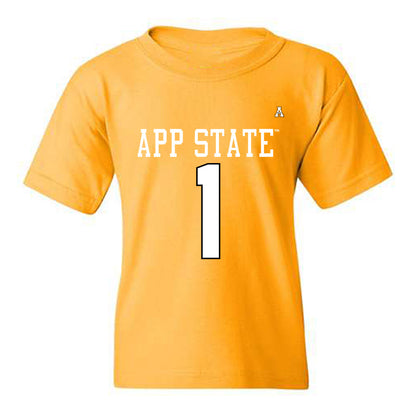 App State - NCAA Football : Nate Branch - Replica Shersey Youth T-Shirt-0