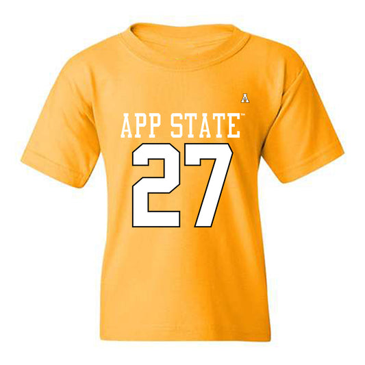 App State - NCAA Football : Cam Fleming - Replica Shersey Youth T-Shirt-0