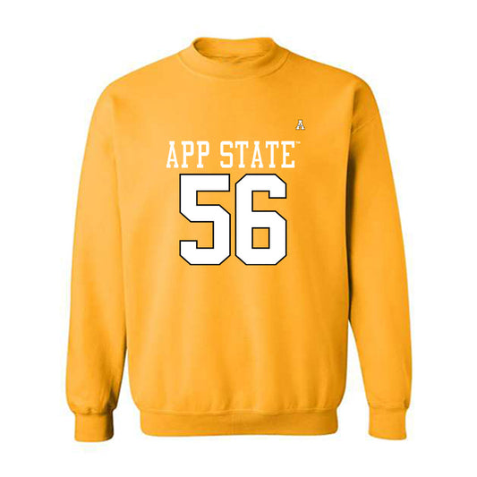 App State - NCAA Football : Jayden Thomas - Replica Shersey Crewneck Sweatshirt-0
