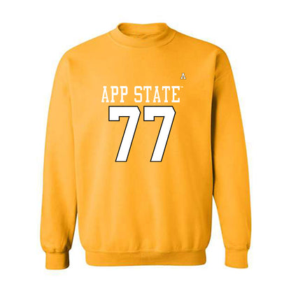 App State - NCAA Football : Daniel Davis - Replica Shersey Crewneck Sweatshirt-0