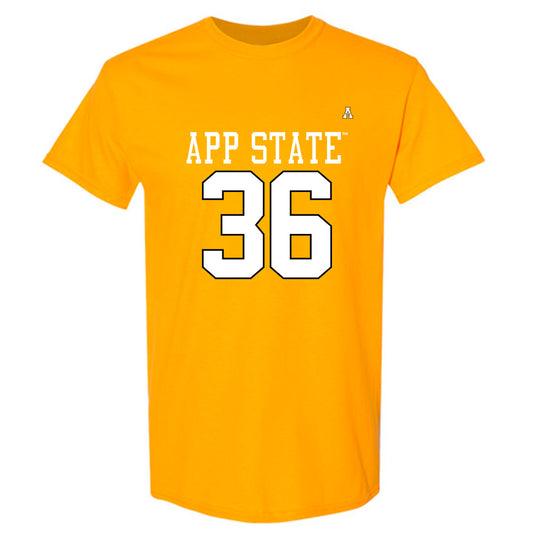 App State - NCAA Football : Andrew Cummings - Replica Shersey T-Shirt-0