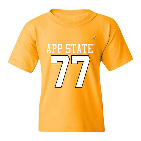 App State - NCAA Football : Daniel Davis - Replica Shersey Youth T-Shirt-0