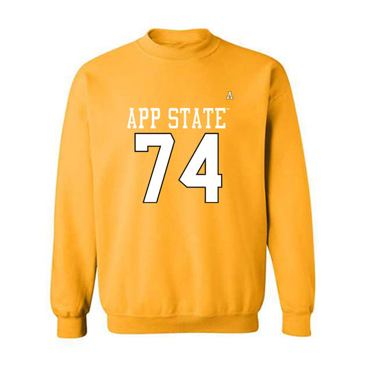 App State - NCAA Football : Griffin Scroggs - Replica Shersey Crewneck Sweatshirt-0