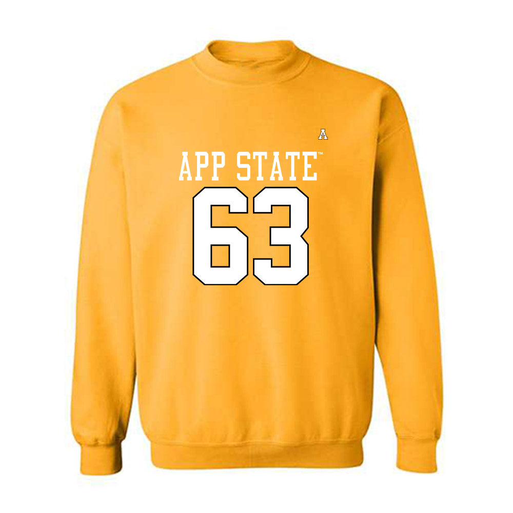 App State - NCAA Football : Scottland Dover - Replica Shersey Crewneck Sweatshirt-0