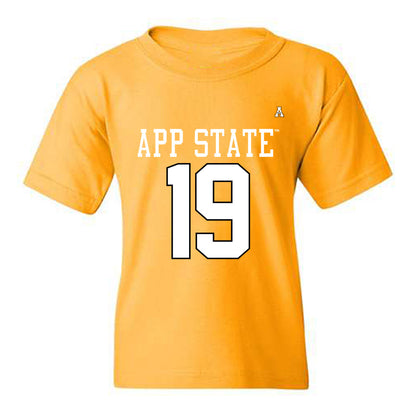 App State - NCAA Football : Christian Waring - Replica Shersey Youth T-Shirt-0