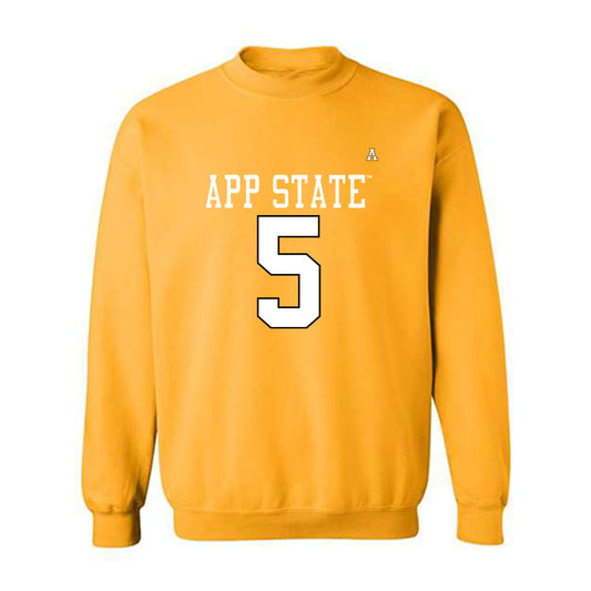 App State - NCAA Football : Jaquari Lewis - Replica Shersey Crewneck Sweatshirt-0