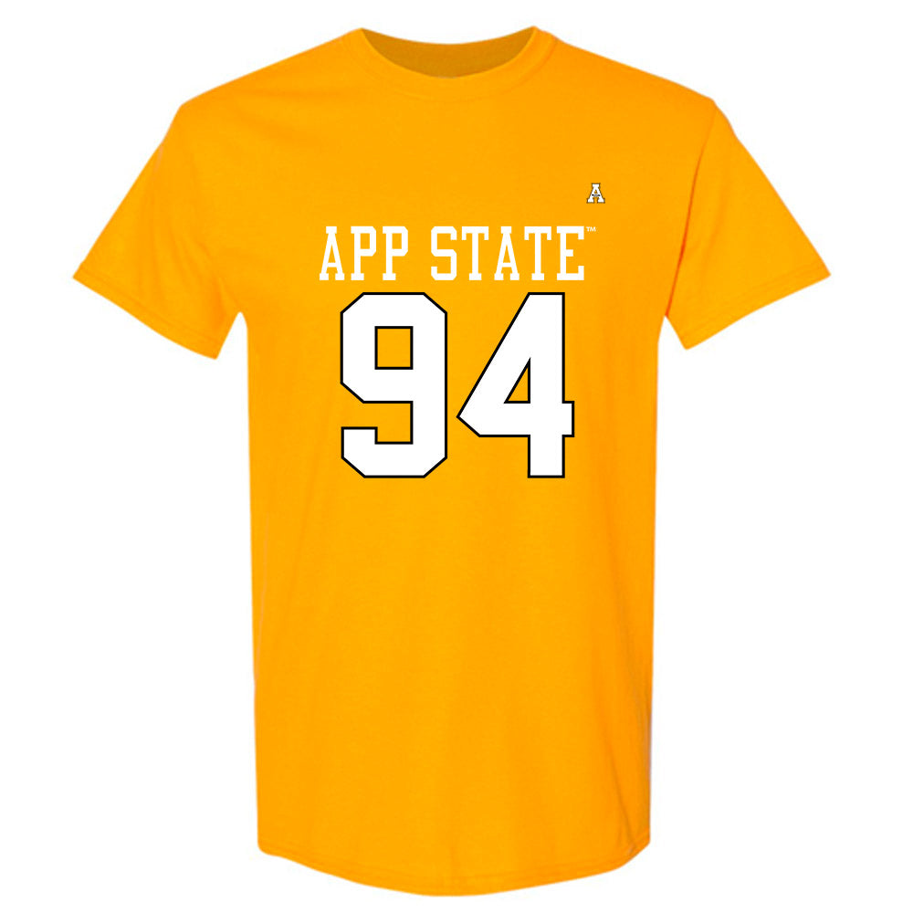 App State - NCAA Football : Caleb Pitts - Replica Shersey T-Shirt-0