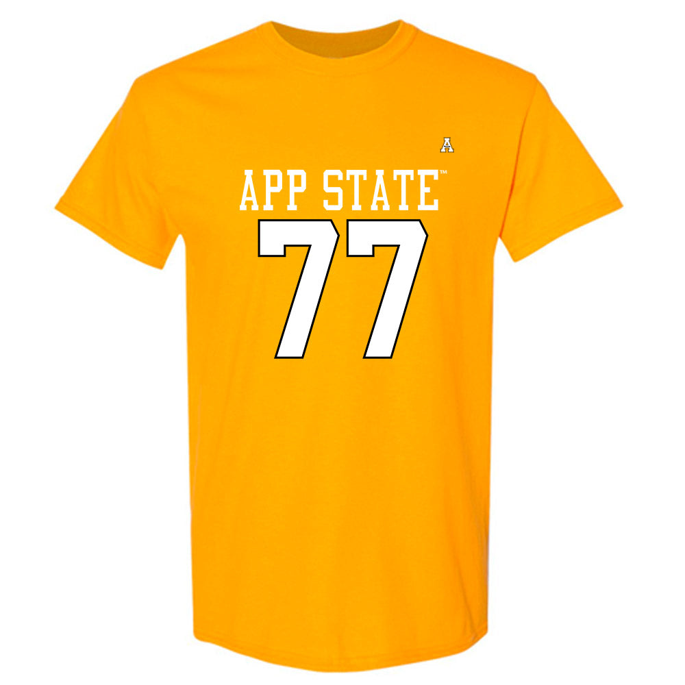 App State - NCAA Football : Daniel Davis - Replica Shersey T-Shirt-0