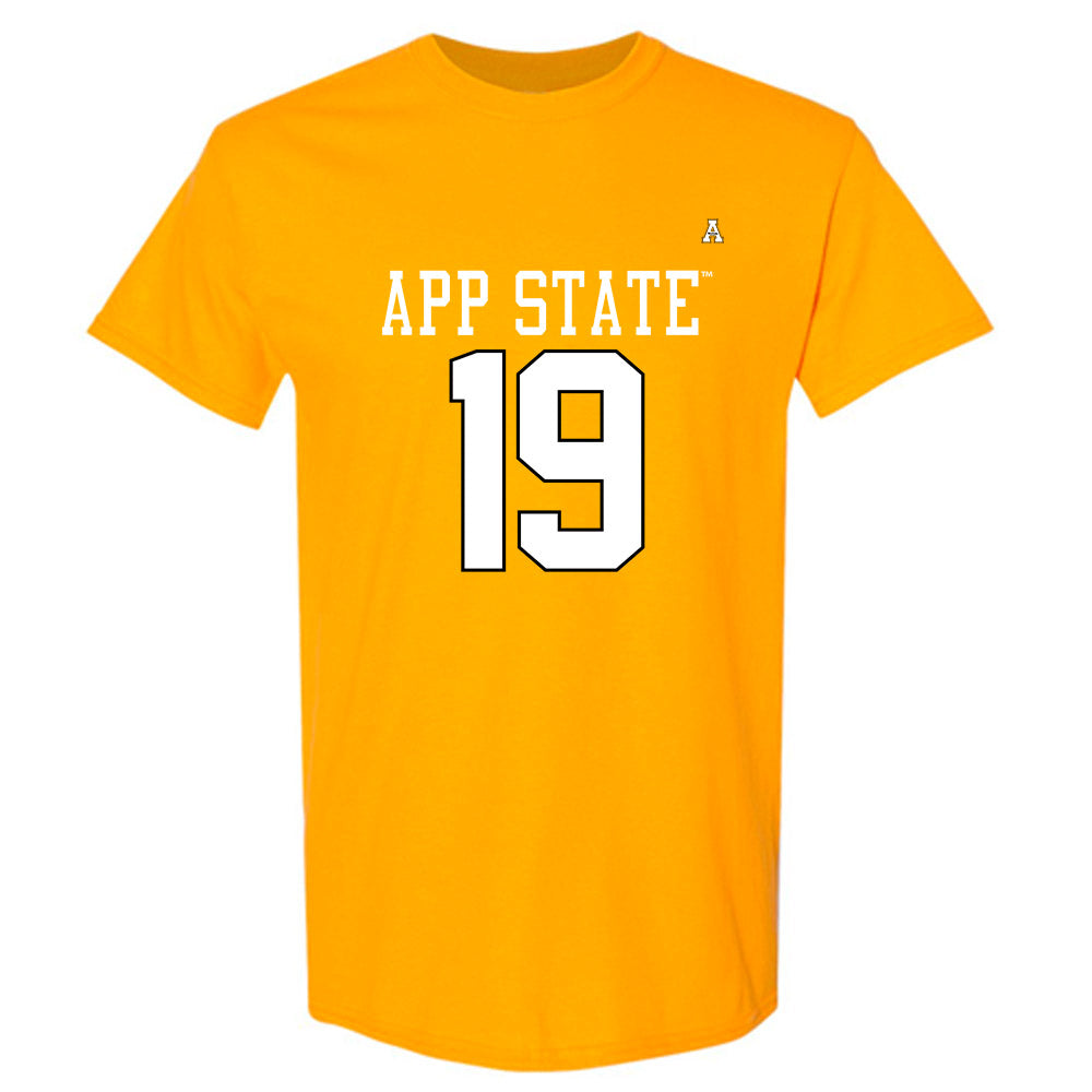 App State - NCAA Football : Christian Waring - Replica Shersey T-Shirt-0