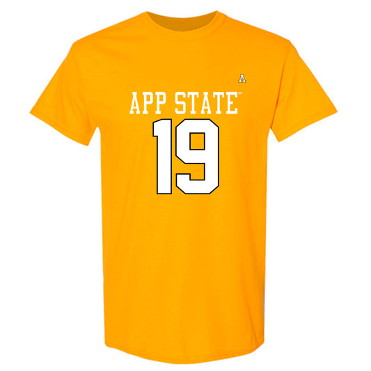 App State - NCAA Football : Christian Waring - Replica Shersey T-Shirt-0