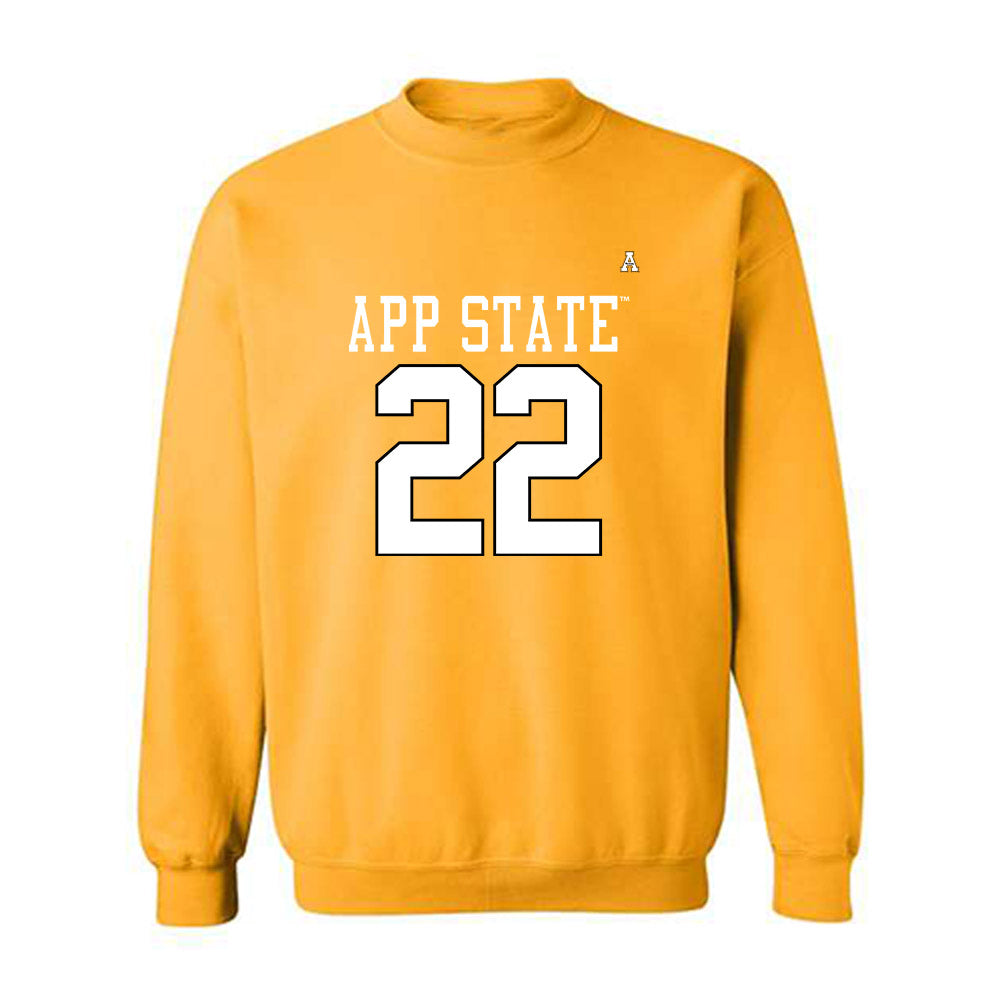 App State - NCAA Football : Bryant "BJ" Junius - Replica Shersey Crewneck Sweatshirt-0