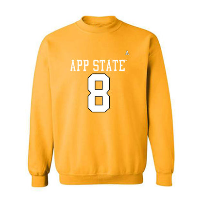 App State - NCAA Football : Dre Walker - Replica Shersey Crewneck Sweatshirt-0