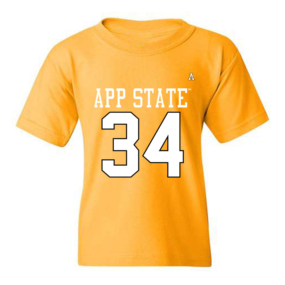 App State - NCAA Football : Parker Stone - Replica Shersey Youth T-Shirt-0