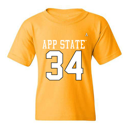 App State - NCAA Football : Parker Stone - Replica Shersey Youth T-Shirt-0