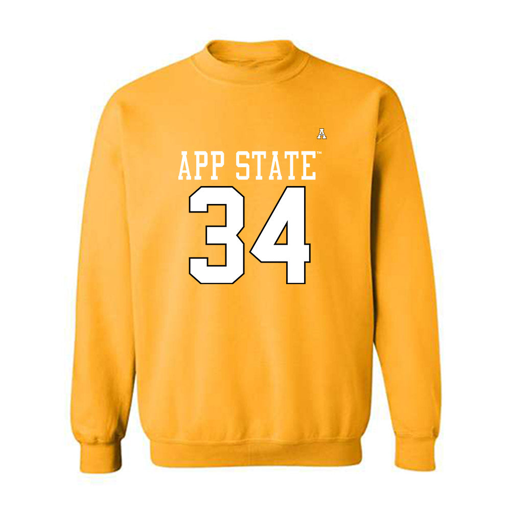 App State - NCAA Football : Parker Stone - Replica Shersey Crewneck Sweatshirt-0