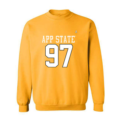 App State - NCAA Football : Xavier Joseph - Replica Shersey Crewneck Sweatshirt-0