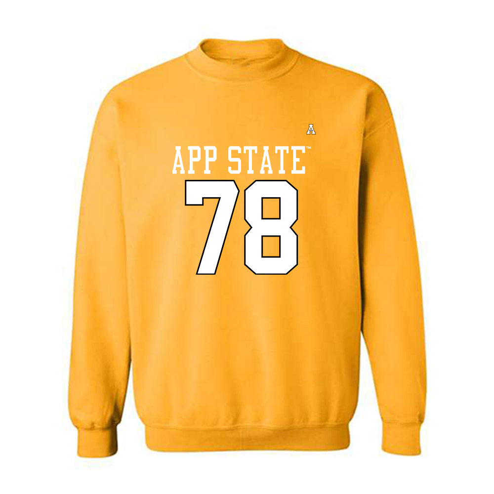 App State - NCAA Football : Tyriq Poindexter - Replica Shersey Crewneck Sweatshirt-0