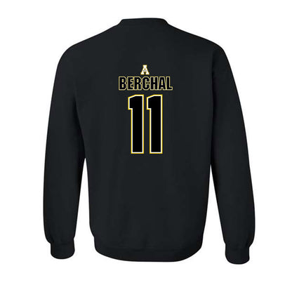 App State - NCAA Football : Juan Berchal - Replica Shersey Crewneck Sweatshirt-1