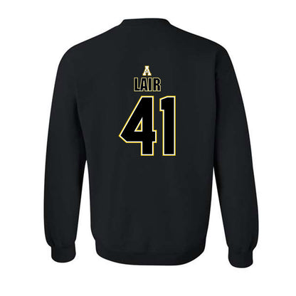 App State - NCAA Football : Luke Lair - Replica Shersey Crewneck Sweatshirt-1