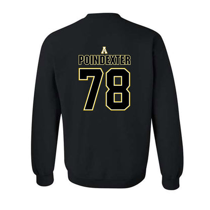 App State - NCAA Football : Tyriq Poindexter - Replica Shersey Crewneck Sweatshirt-1