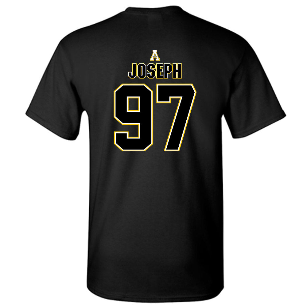 App State - NCAA Football : Xavier Joseph - Replica Shersey T-Shirt-1