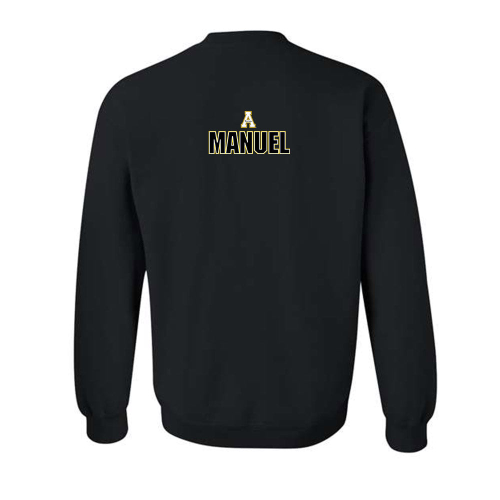 App State - NCAA Football : Devon Manuel - Replica Shersey Crewneck Sweatshirt-1