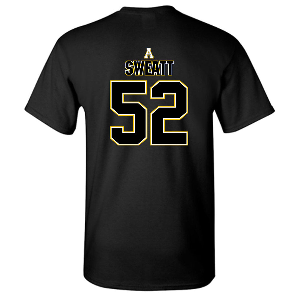 App State - NCAA Football : Cayden Sweatt - Replica Shersey T-Shirt-1