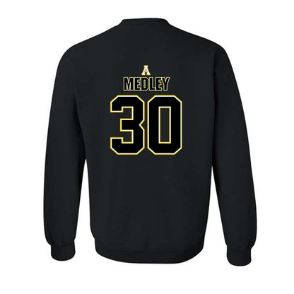 App State - NCAA Football : Dorrian Medley - Replica Shersey Crewneck Sweatshirt-1