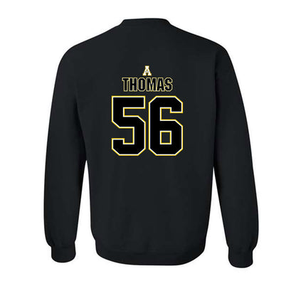App State - NCAA Football : Jayden Thomas - Replica Shersey Crewneck Sweatshirt-1