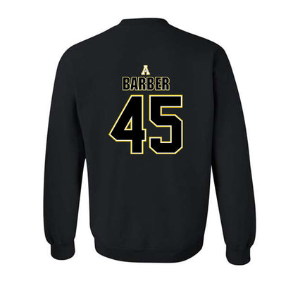 App State - NCAA Football : Gavin Barber - Replica Shersey Crewneck Sweatshirt-1