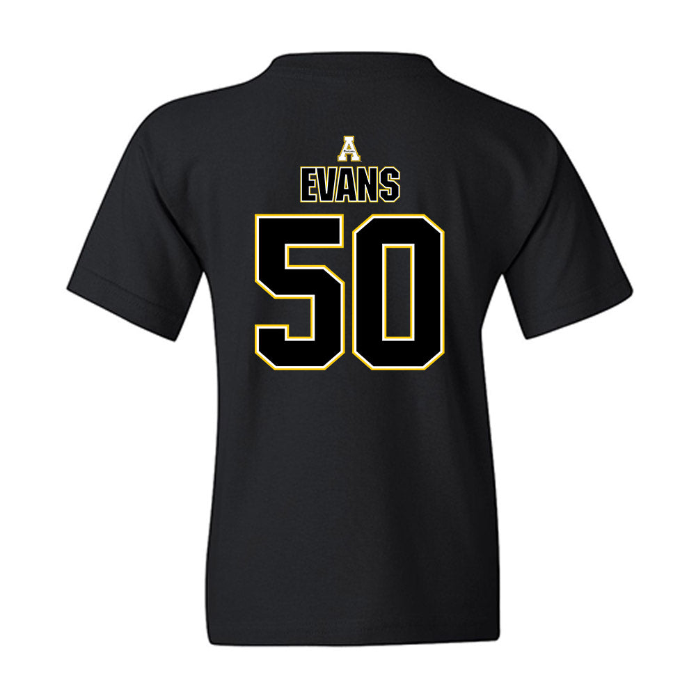 App State - NCAA Football : Eisa Evans - Replica Shersey Youth T-Shirt-1