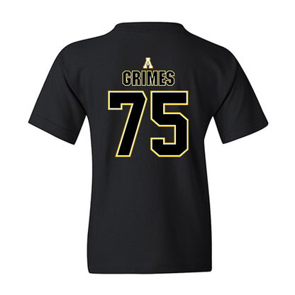 App State - NCAA Football : Greydon Grimes - Replica Shersey Youth T-Shirt-1