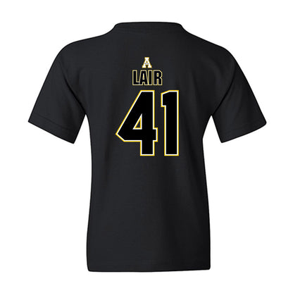 App State - NCAA Football : Luke Lair - Replica Shersey Youth T-Shirt-1