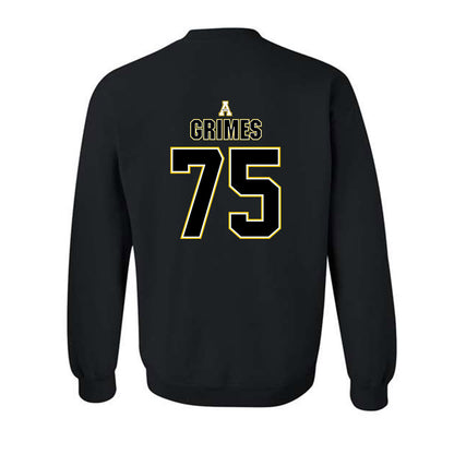 App State - NCAA Football : Greydon Grimes - Replica Shersey Crewneck Sweatshirt-1