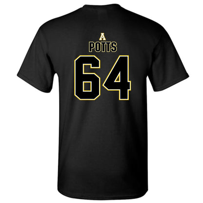App State - NCAA Football : Jarvis Potts - Replica Shersey T-Shirt-1
