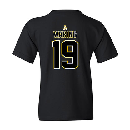 App State - NCAA Football : Christian Waring - Replica Shersey Youth T-Shirt-1