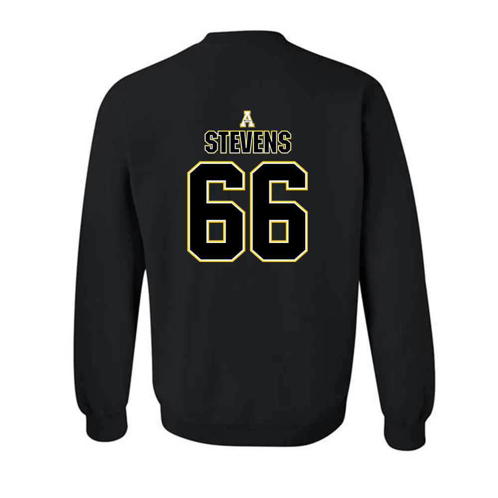 App State - NCAA Football : Danny Stevens - Replica Shersey Crewneck Sweatshirt-1