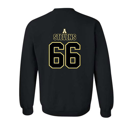App State - NCAA Football : Danny Stevens - Replica Shersey Crewneck Sweatshirt-1