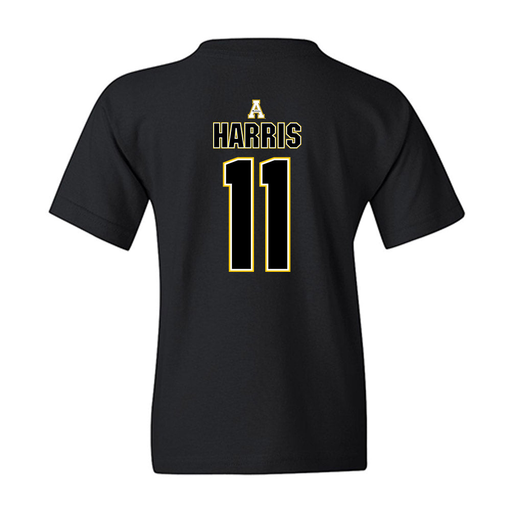 App State - NCAA Football : Jordan Harris - Replica Shersey Youth T-Shirt-1