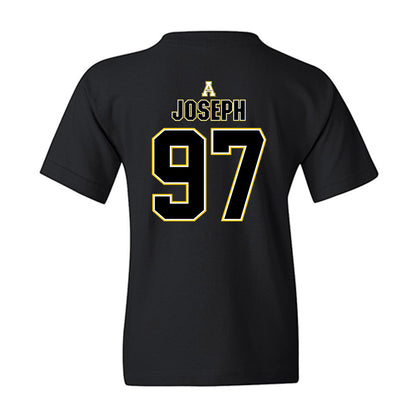 App State - NCAA Football : Xavier Joseph - Replica Shersey Youth T-Shirt-1