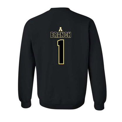 App State - NCAA Football : Nate Branch - Replica Shersey Crewneck Sweatshirt-1