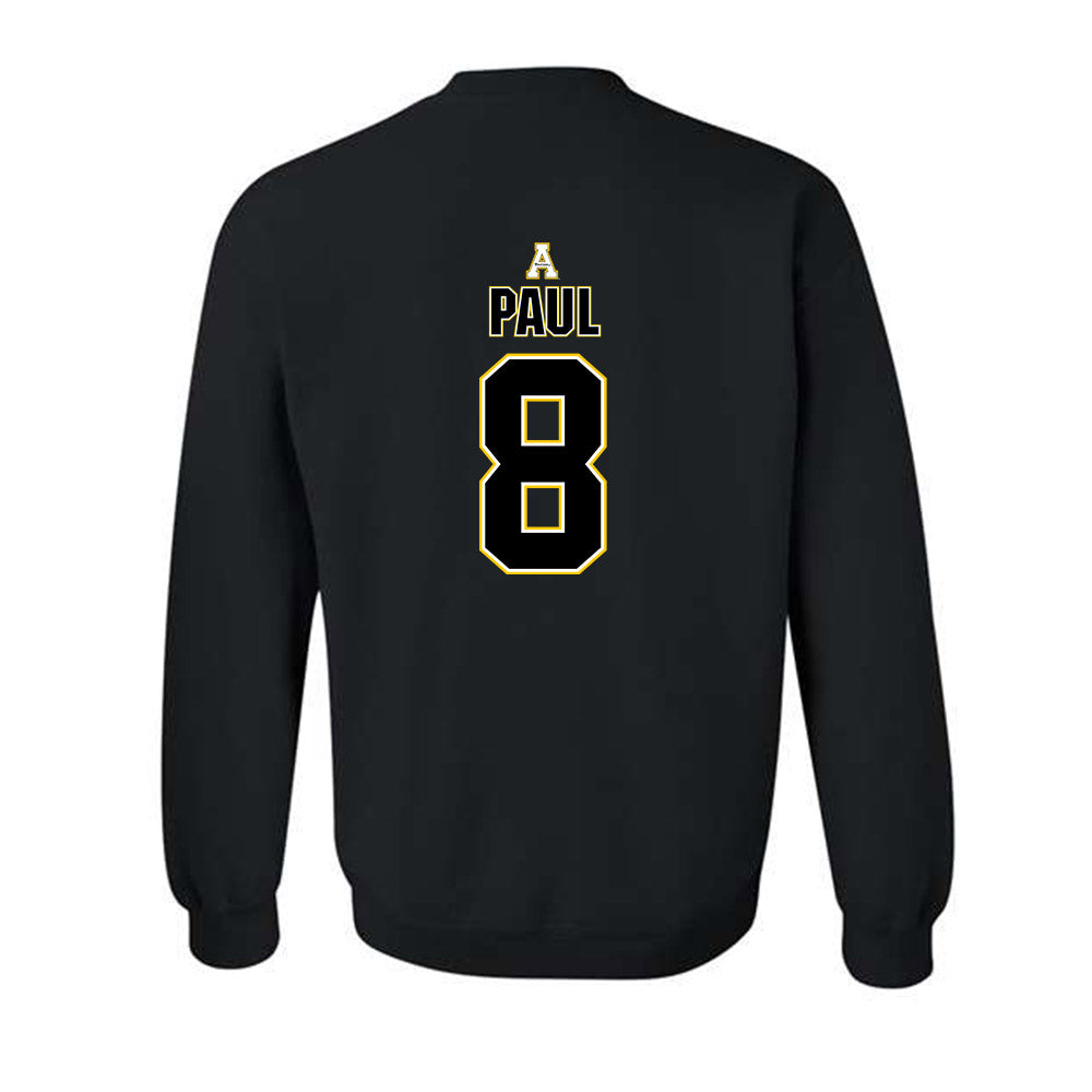 App State - NCAA Football : Kabran Paul - Replica Shersey Crewneck Sweatshirt-1