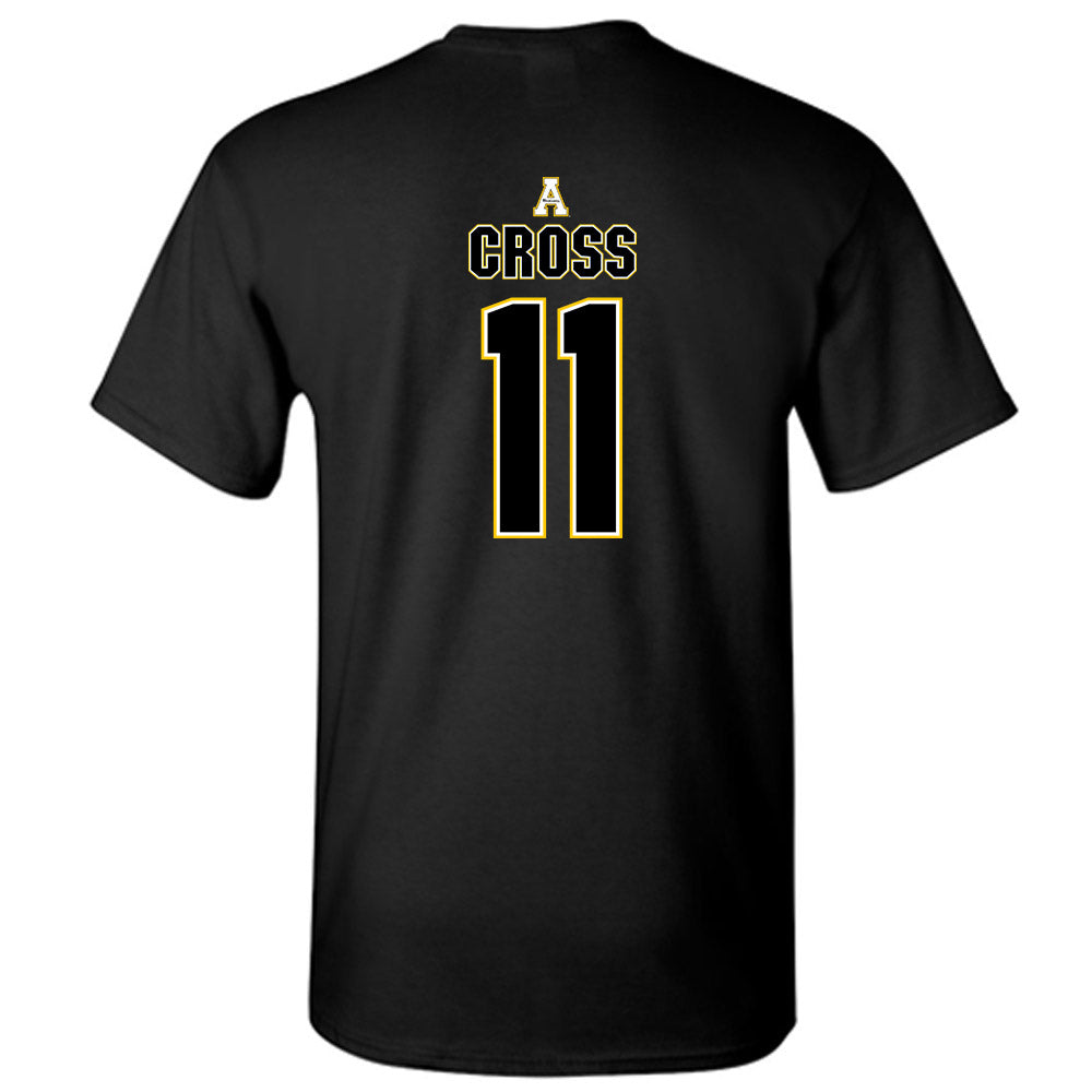 App State - NCAA Football : Ja'Quez Cross - Replica Shersey T-Shirt-1