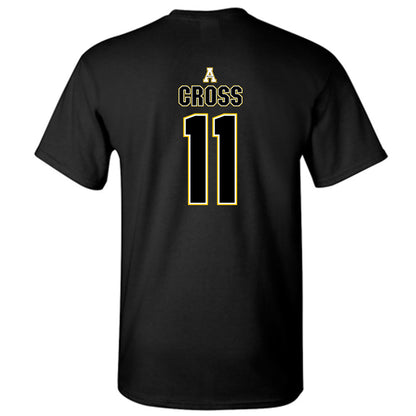 App State - NCAA Football : Ja'Quez Cross - Replica Shersey T-Shirt-1