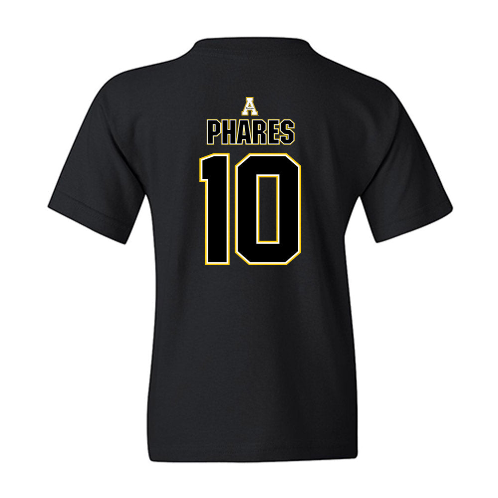 App State - NCAA Football : Colton Phares - Replica Shersey Youth T-Shirt-1