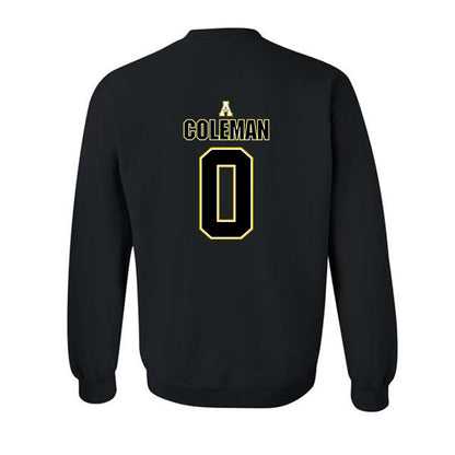 App State - NCAA Football : Doopah Coleman - Replica Shersey Crewneck Sweatshirt-1
