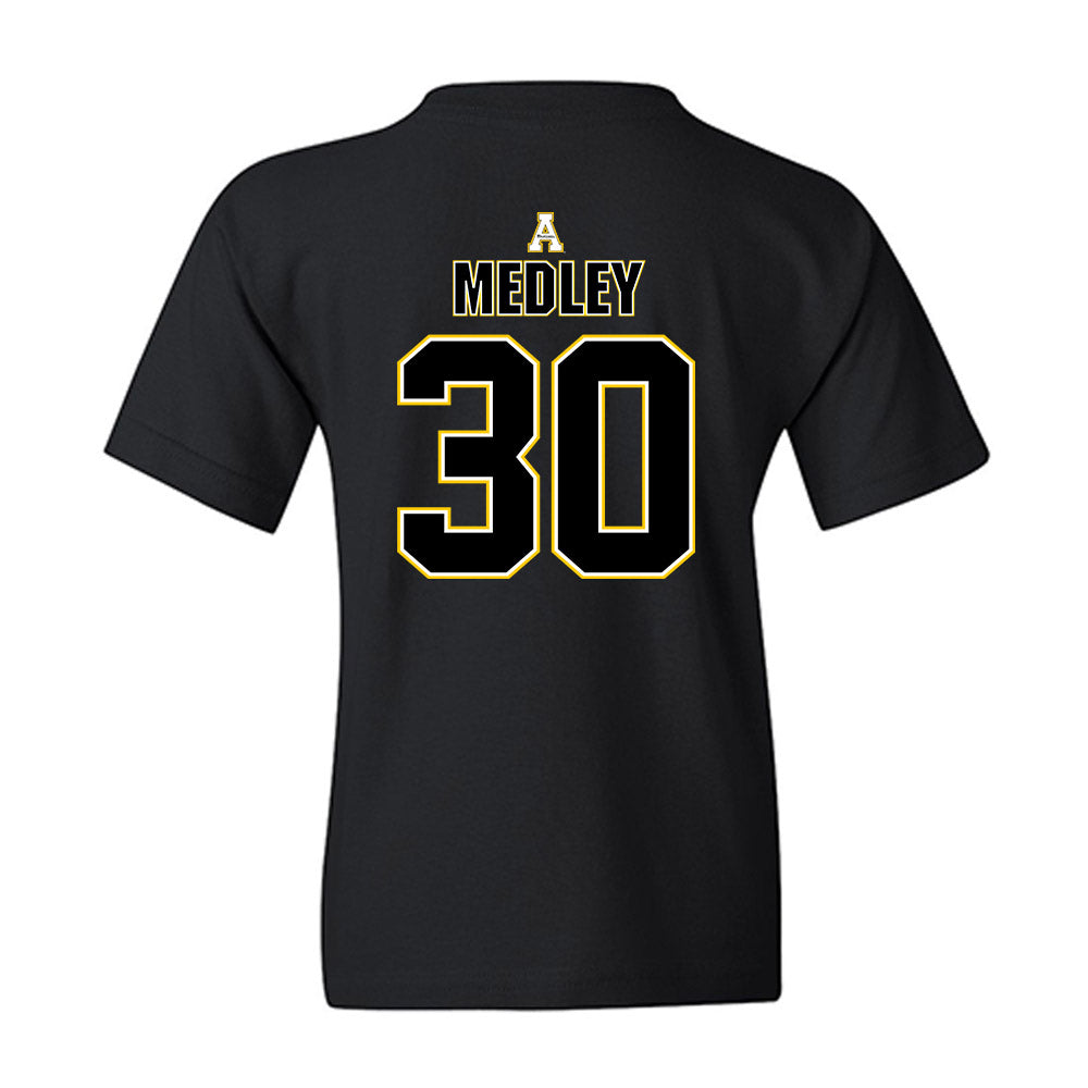 App State - NCAA Football : Dorrian Medley - Replica Shersey Youth T-Shirt-1