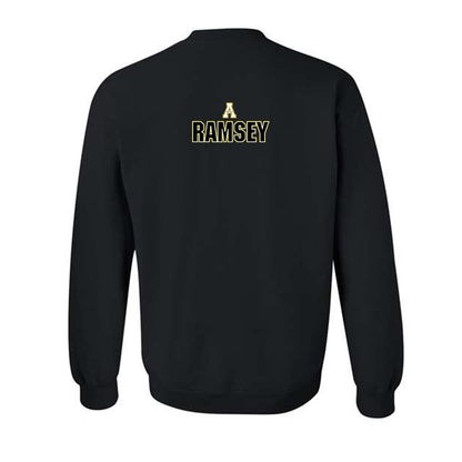 App State - NCAA Football : Trent Ramsey - Replica Shersey Crewneck Sweatshirt-1