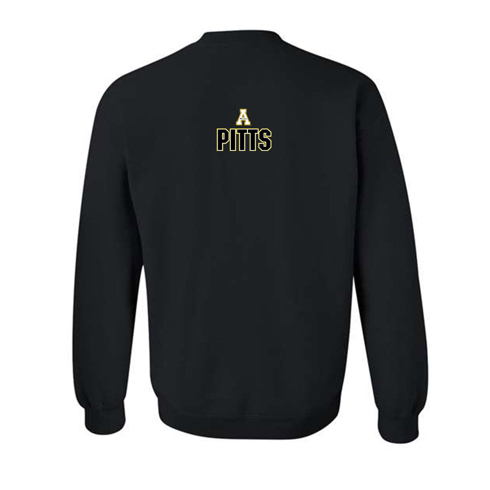 App State - NCAA Football : Caleb Pitts - Replica Shersey Crewneck Sweatshirt-1