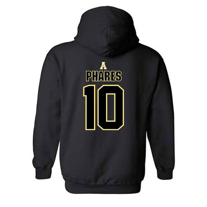 App State - NCAA Football : Colton Phares - Replica Shersey Hooded Sweatshirt